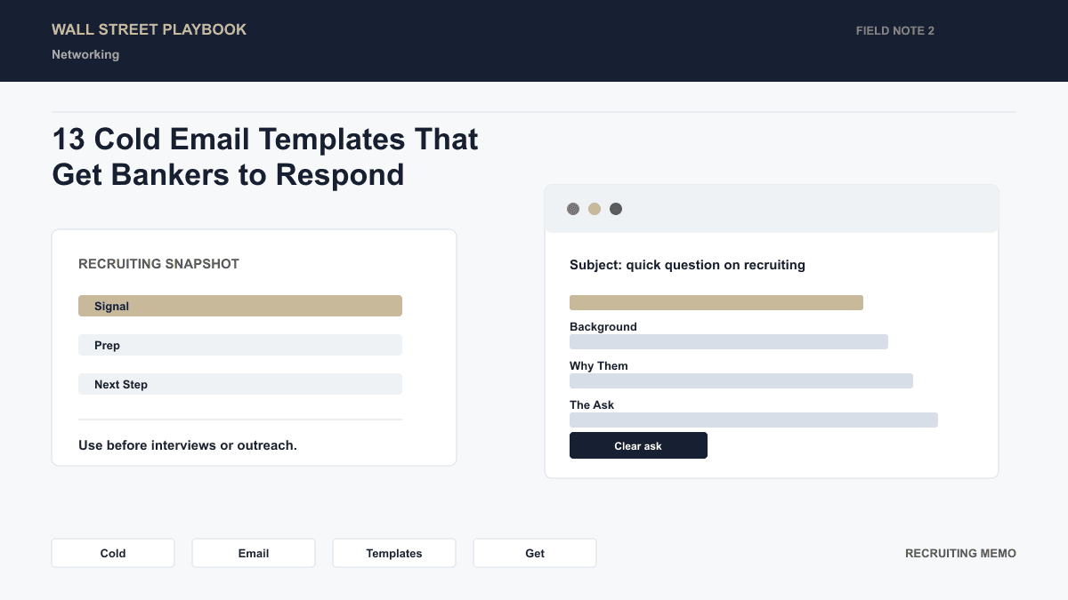Anatomy of a perfect cold email: 5-part structure including the hook, background, why them, the ask, and graceful exit