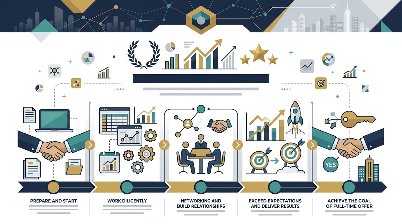 How to Convert Your Investment Banking Summer Analyst Internship to a Full-Time Offer